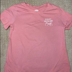 graphic pink tee